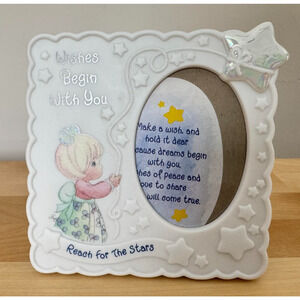 Precious Moments Reach For The Stars Desk Clock Wishes Begin With You